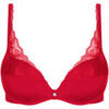 Rembourr&eacute;s Lisca Soutien-gorge push-up sans armatures Sympathy Rouge