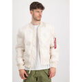 Vestes sur Grenoble : Veste Alpha Industries MA-1 Emb. Logo Puffer - jet stream white