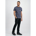 T-shirt Alpha Industries Label Pocket T-Shirt - greyblack Grenoble