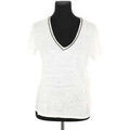 Tee-shirts sur Grenoble : T-shirt Maje Top en lin blanc