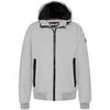 Blouson Schott &agrave; capuche Homme DORIAN Gris