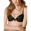 Corbeilles & balconnets Luna Splendida Soutien-gorge push-up Gothic Noir