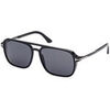 Lunettes de soleil Tom Ford FT0910 CROSBY Lunettes de soleil, Noir/Fum&eacute;e, 59 mm Noir