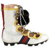 Bottes Gucci Chaussures &agrave; lacets en cuir grises Gris