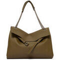 Sac & Bagage sur Grenoble : Sac Bandouliere Orciani Sac Soft Midi en cuir martel&eacute; vert