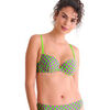 Maillots de bain Lisca Haut maillot de bain pr&eacute;form&eacute; ARUBA Cheek Vert