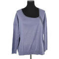 Pull Maje Top en soie gris