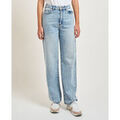 Jeans mom EAX Jean femme coupe d&eacute;contract&eacute;e Bleu Grenoble