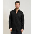 Chemise EAX Chemise d&eacute;contract&eacute;e pour homme AX en jacquard de coton Noir