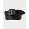 Ceinture BOSS Ceinture en cuir avec boucle logot&eacute;e Noir