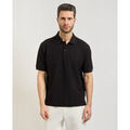 Polos sur Grenoble : Polo EAX Polo homme AX en coton merceris&eacute; Noir