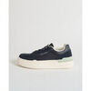 Baskets basses EAX Sneakers homme AX avec talon contrast&eacute; Bleu