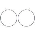 Boucles d'oreille sur Grenoble : Boucles oreilles Brillaxis Boucles d'oreilles argent 50mm fil rond 2 mm