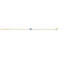 Bracelets sur Grenoble : Bracelets Brillaxis Bracelet plaqu&eacute; or amazonite 18cm Jaune