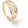 Bijoux Daxon by - Bague filigran&eacute;e plaqu&eacute; or