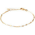 Bracelets Brillaxis Bracelet motifs plats plaqu&eacute; or Jaune Grenoble