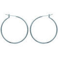 Boucles d'oreille sur Grenoble : Boucles oreilles Brillaxis Boucles d'oreilles argent 30mm