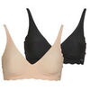 Triangles / Sans armatures Sloggi ZERO Microfibre 2.0 Soft Bra PACK DE 2 Noir