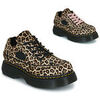 Derbies Dr. Martens Buzz 5i Light Tan Mini Leopard Spot Hair On