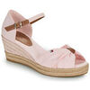 Espadrilles Tommy Hilfiger BASIC OPEN TOE MID WEDGE Rose