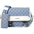 Saccoches / Etuis sur Grenoble : Sacoche Chabrand Sacoche Toile Enduite Cuir Bleu