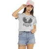 T-shirt Von Dutch T-shirt &agrave; col rond manches courtes femme Kustom Kulture Gris