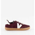Baskets basses Victoria BASKET BERLIN CICLISTA CRO&Ucirc;TE DE CUIR CARAMEL 1126218 Rouge