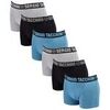 Boxers Sergio Tacchini Pack Boxer Homme (Lot de 6 ) 3330X6 Multicolore