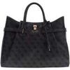 Sac &agrave; main Guess Sac Bandouli&egrave;re Handbag Coal Logo Noir