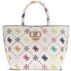Sac &agrave; main Guess Sac Bandouli&egrave;re Emelie Logo Top Zip Multi Logo Multicolore