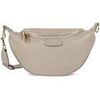 Sac Bandouliere LANCASTER Sac banane Zipp&eacute; Dune Galet Gris