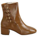 Bottes femme sur Grenoble : Bottines S&eacute;zane Boots en cuir verni marron Marron