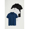 Polo Polo Club PACK 3 - RIGBY GO POLO SLIM VO B-W-IB