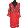Robes sur Grenoble : Robe courte Blancheporte Robe Taille 40 / L Rouge