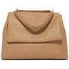 Sac &agrave; main Orciani Sac Sense Scooby Medium en cuir couleur biscuit