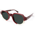 Lunettes sur Grenoble : Lunettes de soleil Xlab Vulcano Lunettes de soleil, Bordeaux/Vert G15, 50 mm