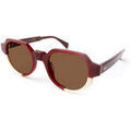 Lunettes sur Grenoble : Lunettes de soleil Xlab Vulcano Lunettes de soleil, Bordeaux/Marron, 50 mm