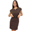 Robe courte La Modeuse Robes pour femme - Marron -