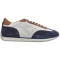 Baskets basses Cetti BASKETS 1381 CUIR BLANC-BLEU