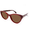 Lunettes sur Grenoble : Lunettes de soleil Xlab Nouvelle-Guin&eacute;e Lunettes de soleil, Bordeaux/Marron, 55 mm Bordeaux