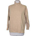 Pull Mng Pull col roul&eacute; Taille 40 / L Beige multicolor