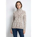 Pull K Woman Pull col roul&eacute; Taille 36 / S Marron multicolor