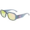 Lunettes de soleil Calvin Klein Jeans CKJ22633S Lunettes de soleil, Bleu/Gris, 55 mm