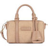 Sac a main LANCASTER Sac polochon Mini Osier