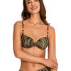 Maillots de bain Selmark Haut maillot de bain pr&eacute;form&eacute; armatur&eacute; SAVAGE Mare Vert