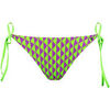 Maillots de bain Lisca Bas maillot slip de bain bikini &eacute;chancr&eacute; &agrave; nouettes ARUBA Vert