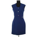 Robe courte Carven Robe bleue Grenoble