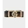 Ceinture Guess Ceinture femme Emelie &agrave; motif logot&eacute; Marron Grenoble