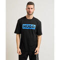 T-shirt HUGO T-shirt homme avec imprim&eacute; devant et dos Noir Grenoble