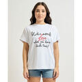 Tee-shirts sur Grenoble : T-shirt Ga&Euml;lle Paris T-shirt col rond femme Blanc